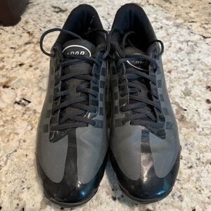Nike Vapor Edge Shark Black Iron Grey White Football Cleats DQ5114-001